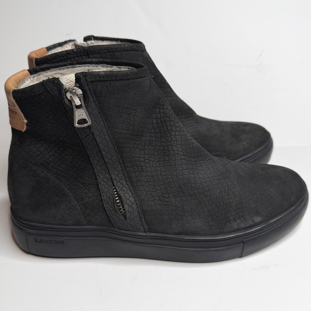 Blackstone PL92 Zip Women Modern Chukka Leather‎ Bootie